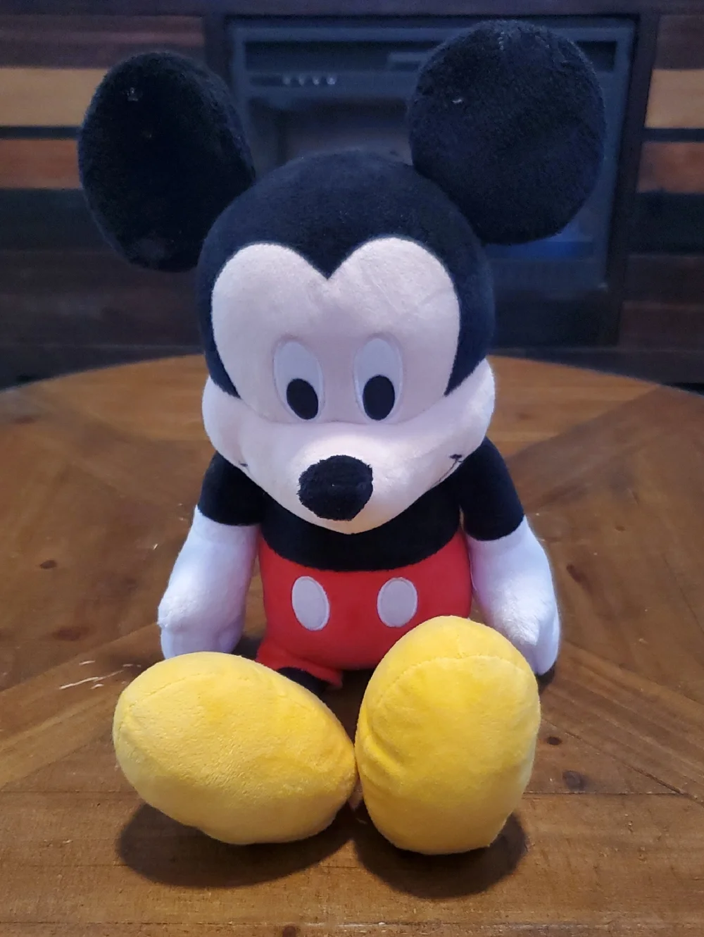 Disney Mickey Mouse Plush - Black White Red Yellow